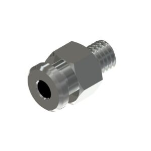 Vákuum korong fitting csatlakozó külső menet M5, alumínium