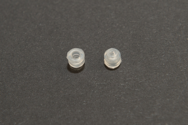Lapos vákuumkorong, D= 2 mm, csatlakozó nélkül, SI átlátszó