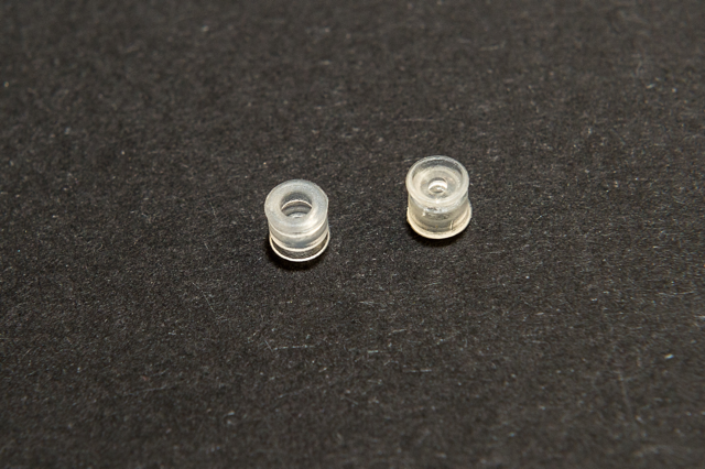 Lapos vákuumkorong, D= 3,5 mm, csatlakozó nélkül, SI átlátszó