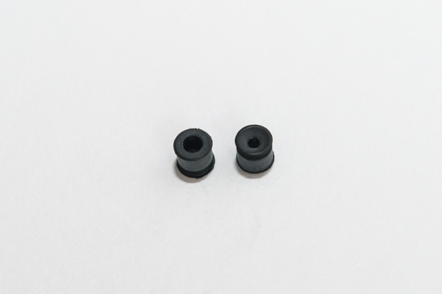 Lapos vákuumkorong, D= 3,5 mm, csatlakozó nélkül, FKM, fekete
