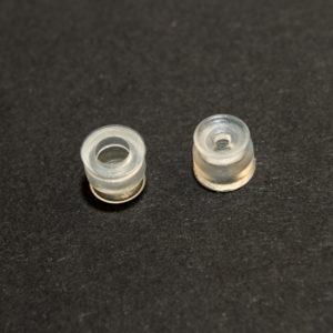 Lapos vákuumkorong, D= 6 mm, csatlakozó nélkül, SI átlátszó