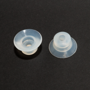 Lapos vákuumkorong, D= 25 mm, csatlakozó nélkül, szilikon átlátszó