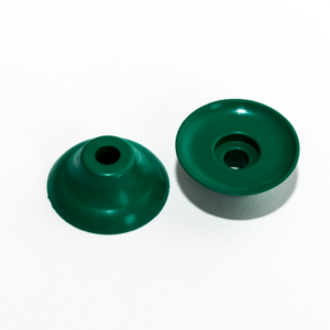 Lapos vákuumkorong, D= 30 mm, csatlakozó nélkül, FKM zöld