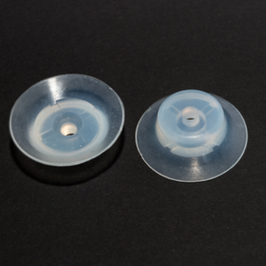 Lapos vákuumkorong, D= 40 mm, csatlakozó nélkül, szilikon átlátszó