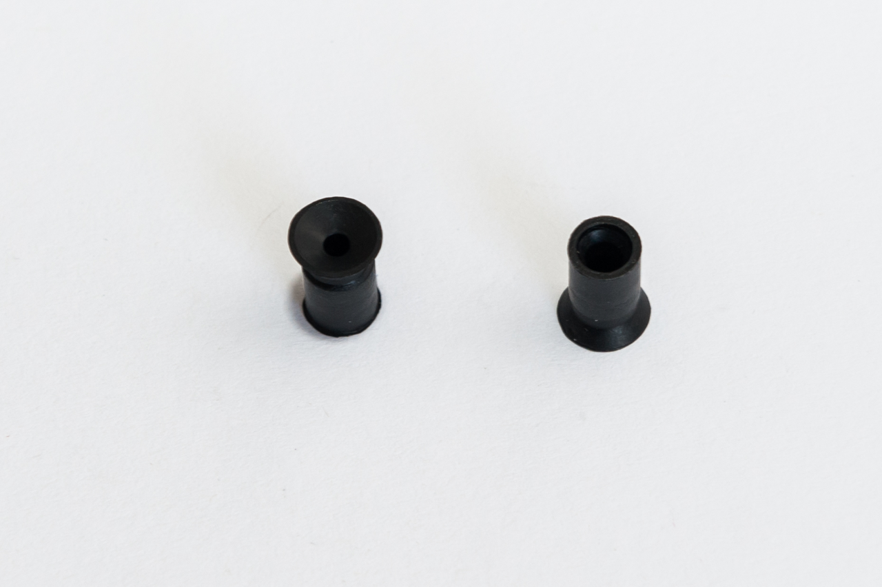 Lapos vákuumkorong, D= 8 mm, csatlakozó nélkül, NBR antisztatikus