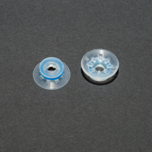 Lapos vákuumkorong, D= 22 mm, csatlakozó nélkül, O-gyűrűvel, szilikon átlátszó 