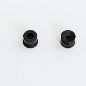 Lapos vákuumkorong, D= 8 mm, csatlakozó nélkül, NBR fekete