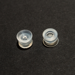 Lapos vákuumkorong, D= 8 mm, csatlakozó nélkül, SI átlátszó