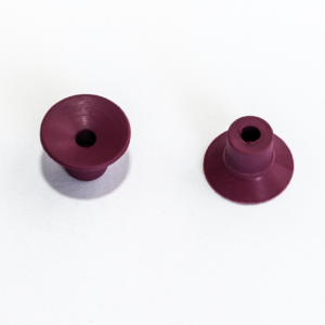 Lapos vákuumkorong, D= 16 mm, csatlakozó nélkül, HNBR borvörös