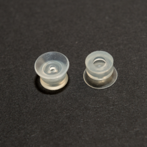 Lapos vákuumkorong, D= 10 mm, csatlakozó nélkül, SI átlátszó