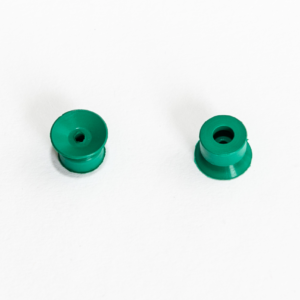 Lapos vákuumkorong, D= 10 mm, csatlakozó nélkül, FKM zöld