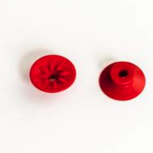 Lapos vákuumkorong, D= 28 mm, csatlakozó nélkül, piros szilikon gyűrű nélkül