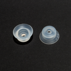 Lapos vákuumkorong, D= 20 mm, csatlakozó nélkül, SI átlátszó