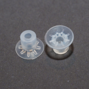 Lapos vákuumkorong, D= 16 mm, csatlakozó nélkül, szilikon átlátszó