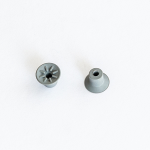 Lapos vákuumkorong, D= 16 mm, csatlakozó nélkül, EPDM gumi szürke