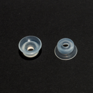 Lapos vákuumkorong, D= 15 mm, csatlakozó nélkül, SI átlátszó
