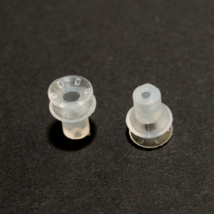 1,5 redős vákuumkorong, D= 8 mm, csatlakozó nélkül, szilikon átlátszó