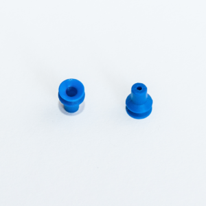 Harmonikás vákuumkorong, D= 8 mm, 1,5 redős, csatlakozó nélkül, TBA kék