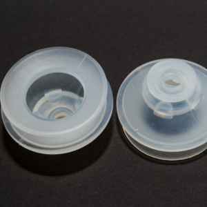 1,5 redős vákuumkorong, D= 42 mm, csatlakozó nélkül, szilikon átlátszó, gyűrű nélkül 