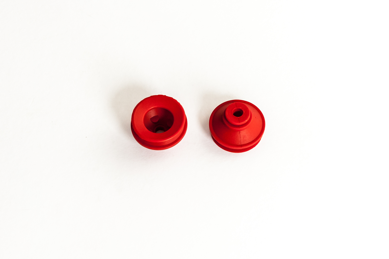 1,5 redős vákuumkorong , D= 42 mm, csatlakozó nélkül, szilikon piros gyűrű nélkül