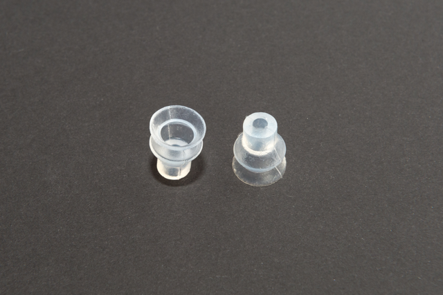 1,5 redős vákuumkorong vákuumkorong, D= 13 mm, 1,5 redős, csatlakozó nélkül, SI átlátszó