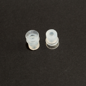 1,5 redős vákuumkorong vákuumkorong, D= 11 mm, 1,5 redős, csatlakozó nélkül, furattal 4 mm, SI átlátszó