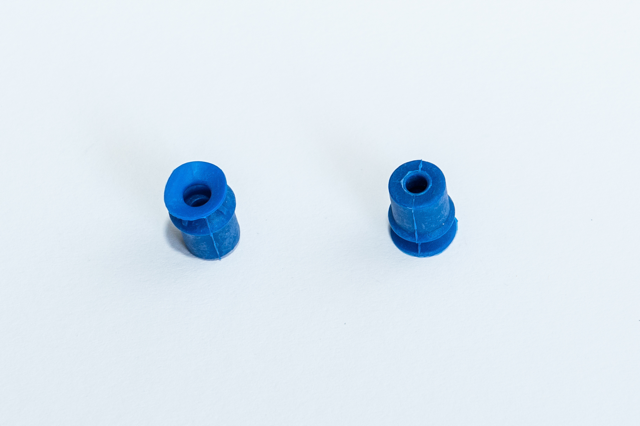 1,5 redős vákuumkorong vákuumkorong, D= 11 mm, 1,5 redős, csatlakozó nélkül, furattal 4 mm, TBA kék