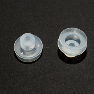 1,5 redős vákuumkorong vákuumkorong, D= 19 mm, 1,5 redős, csatlakozó nélkül, szilikon átlátszó