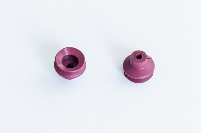 1,5 redős vákuumkorong vákuumkorong, D= 19 mm, 1,5 redős, csatlakozó nélkül, HNBR