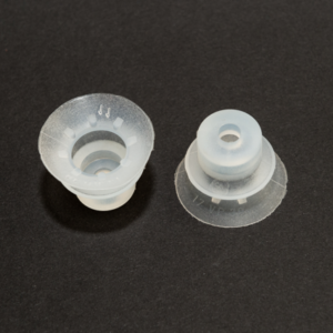 1,5 redős vákuumkorong, D= 30 mm, csatlakozó nélkül, szilikon átlátszó