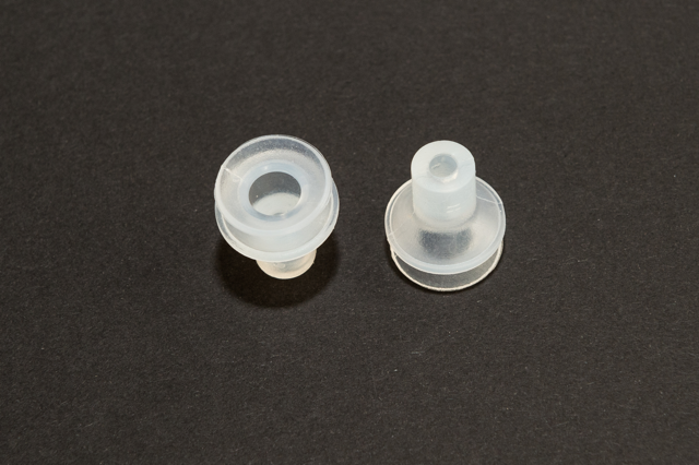 1,5 redős vákuumkorong , D= 16 mm, csatlakozó nélkül, szilikon átlátszó