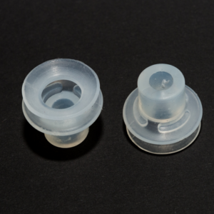 1,5 redős vákuumkorong, D= 27 mm, csatlakozó nélkül, szilikon átlátszó 30° Shore
