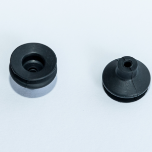 1,5 redős vákuumkorong vákuumkorong, D= 22 mm, 1,5 redős, csatlakozó nélkül, NBR fekete