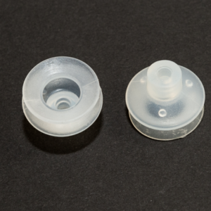 1,5 redős vákuumkorong vákuumkorong, D= 22 mm, 1,5 redős, csatlakozó nélkül, SI átlátszó