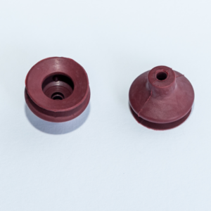 1,5 redős vákuumkorong vákuumkorong, D= 22 mm, 1,5 redős, csatlakozó nélkül, HNBR borvörös