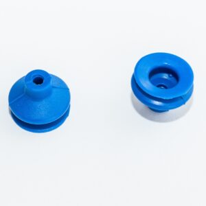 1,5 redős vákuumkorong vákuumkorong, D= 22 mm, 1,5 redős, csatlakozó nélkül, TBA 60° Shore kék