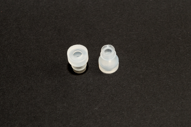 1,5 redős vákuumkorong vákuumkorong, D= 8 mm, 1,5 redős, csatlakozó nélkül, szilikon átlátszó