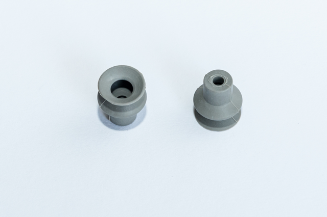 1,5 redős vákuumkorong vákuumkorong, D= 16 mm, 1,5 redős, csatlakozó nélkül, NR szürke