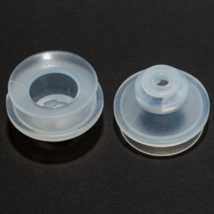1,5 redős vákuumkorong, D= 33 mm, csatlakozó nélkül, szilikon átlátszó