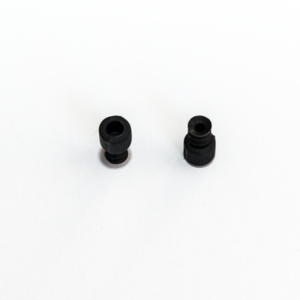 Harmonikás vákuumkorong, D= 6,5 mm, 2,5 redős, csatlakozó nélkül, NBR fekete