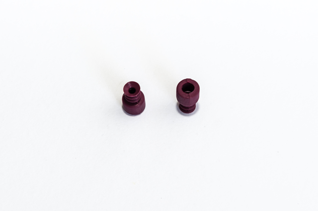 Harmonikás vákuumkorong, D= 6,5 mm, 2,5 redős, csatlakozó nélkül, HNBR borvörös