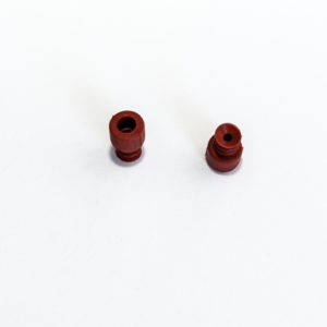 Harmonikás vákuumkorong, D= 6,5 mm, 2,5 redős, csatlakozó nélkül, SI vörös erősített