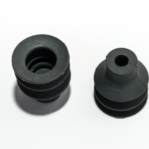 Harmonikás vákuumkorong, D= 32 mm, 2,5 redős, csatlakozó nélkül, natúr gumi szürke 40° Shore 