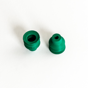 Harmonikás vákuumkorong, D= 32 mm, 2,5 redős, csatlakozó nélkül, FKM zöld
