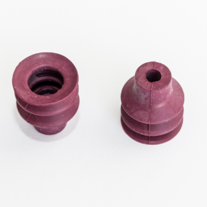 Harmonikás vákuumkorong, D= 32 mm, 2,5 redős, csatlakozó nélkül, HNBR borvörös