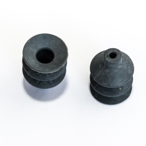 Harmonikás vákuumkorong, D= 25 mm, 2,5 redős, csatlakozó nélkül, natúr gumi szürke, 40° Shore