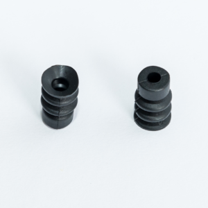 Harmonikás vákuumkorong, D= 14 mm, 2,5 redős, csatlakozó nélkül, NBR fekete