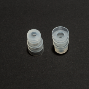 Harmonikás vákuumkorong, D= 14 mm, 2,5 redős, csatlakozó nélkül, szilikon áttetsző