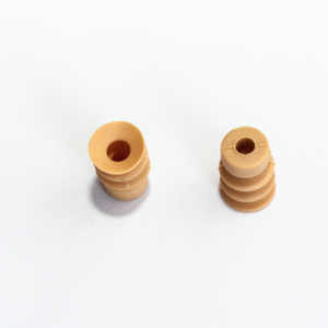 Harmonikás vákuumkorong, D= 14 mm, 2,5 redős, csatlakozó nélkül, natúr gumi 40° Shore