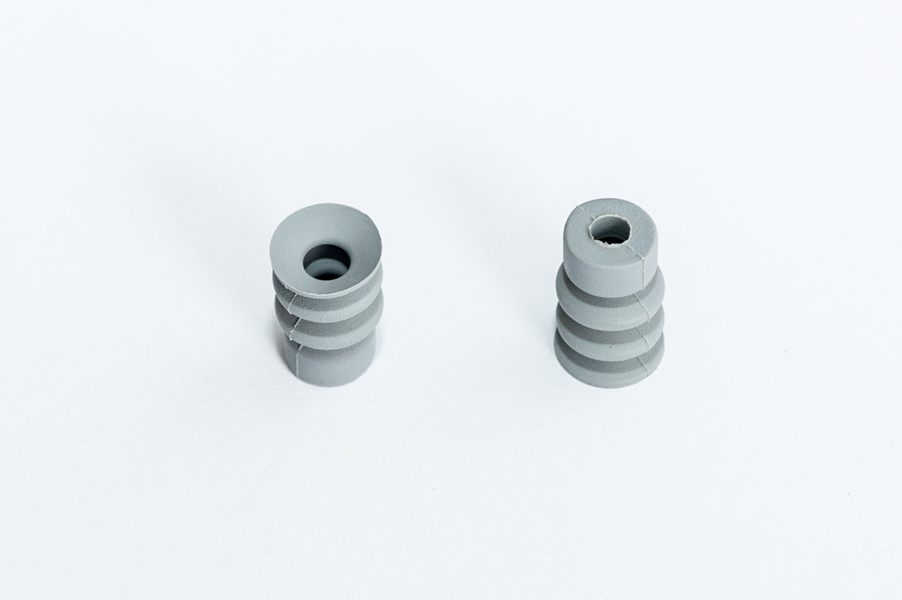 Harmonikás vákuumkorong, D= 14 mm, 2,5 redős, csatlakozó nélkül, EPDM